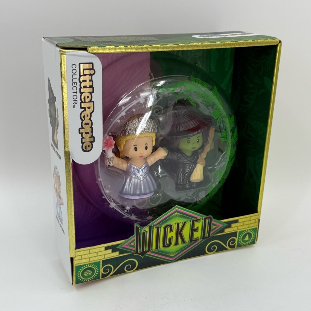 Fisher-Price Little People “Wicked” Set of 2 Elphaba & Glenda NEW NIB‎